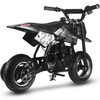 MotoTec Supermoto 50cc 2-Stroke Kids Dirt Bike Black