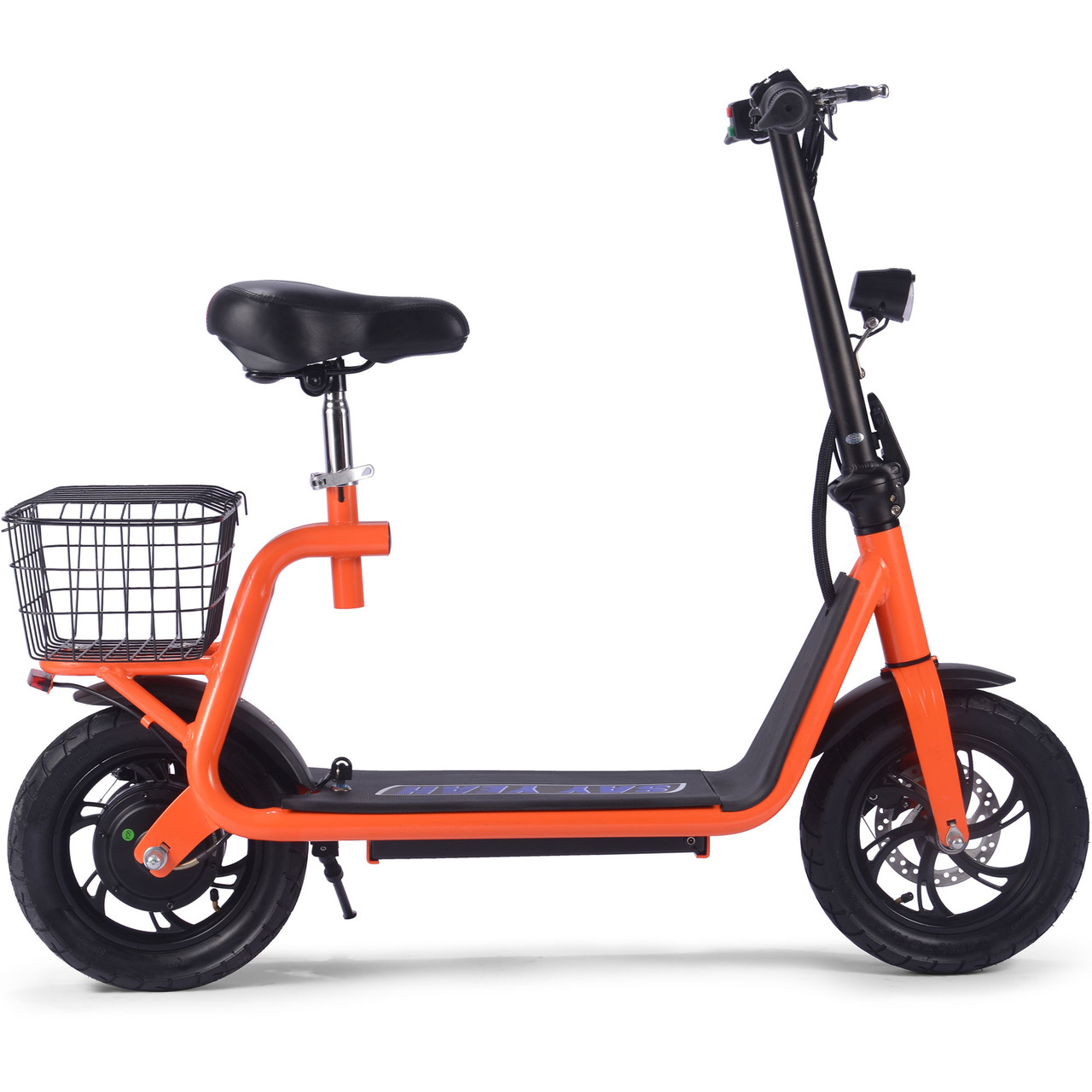 MotoTec Metro 36v 500w Lithium Electric Scooter Orange