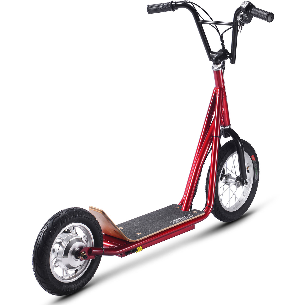 MotoTec Groove 36v 350w Big Wheel Lithium Electric Scooter Red