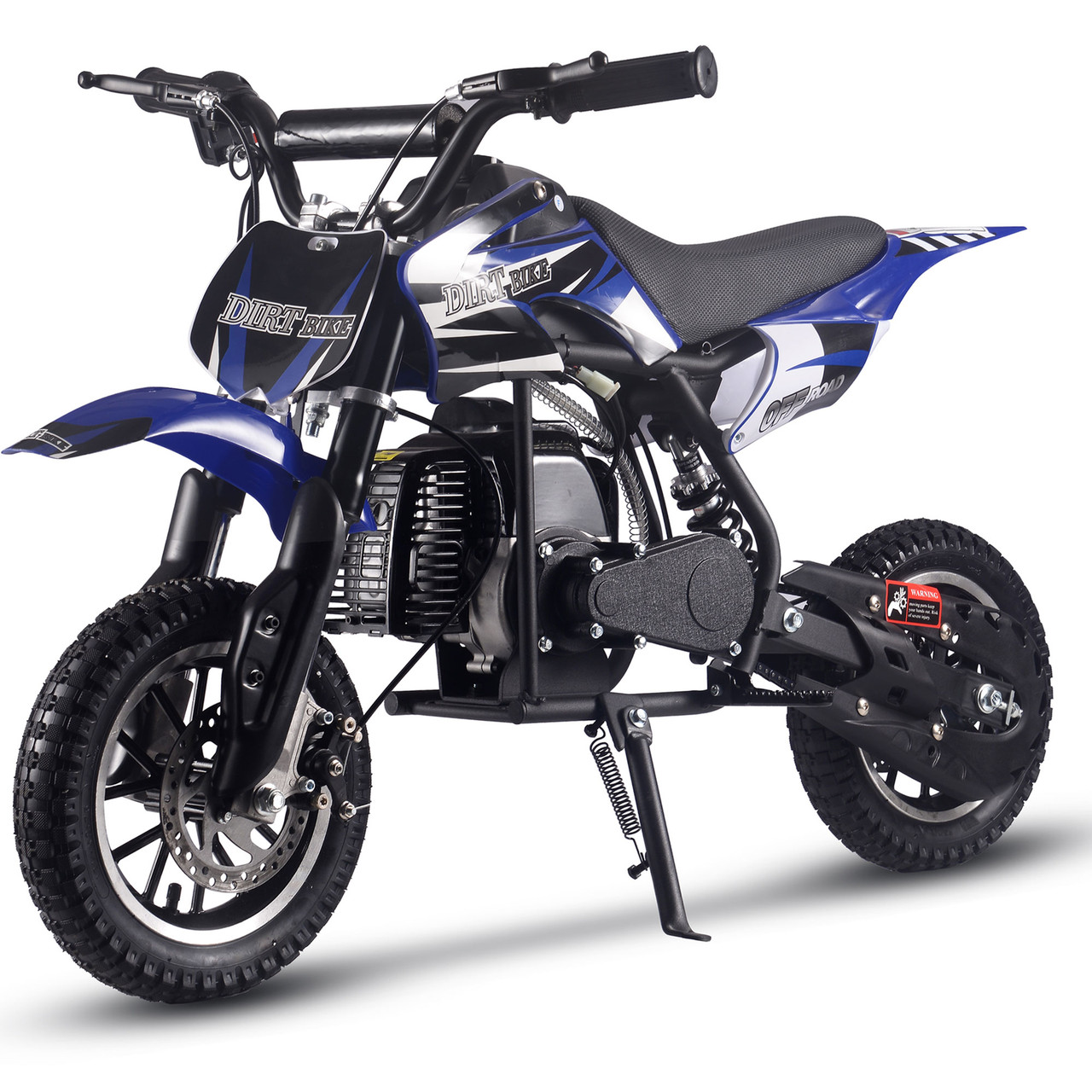 MotoTec Alien 50cc 2-Stroke Kids Dirt Bike Blue