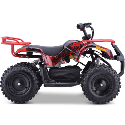 MotoTec Sonora 36v 500w Kids ATV Red Flame