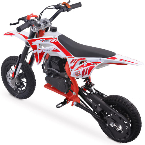 MotoTec Villain 52cc 2-Stroke Kids Gas Dirt Bike Red