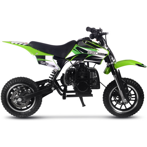 MotoTec Alien 50cc 2-Stroke Kids Dirt Bike Green