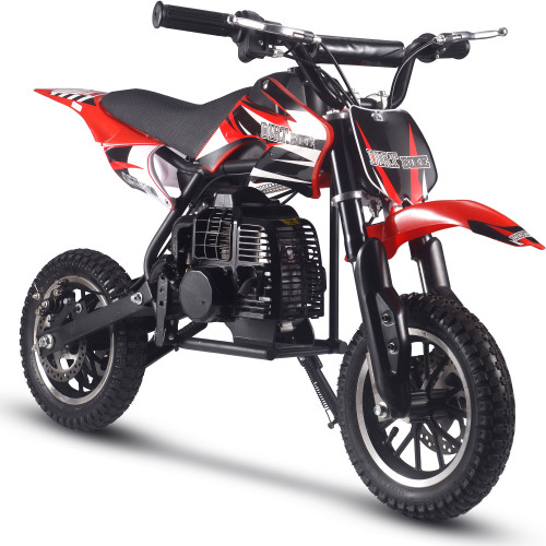 MotoTec Alien 50cc 2-Stroke Kids Dirt Bike Red