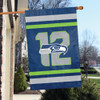 Seattle Seahawks Applique Banner Flag 12TH Man
