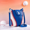 Los Angeles Dodgers Leather Crossbody Bag