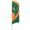 Miami Hurricanes Tall Team Flag Kit