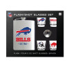 Buffalo Bills Flask Gift Set Stainless Steel Barware NFL Fan Gift