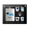 Carolina Panthers Flask Gift Set Stainless Steel Barware NFL Fan Gift