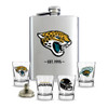 Jacksonville Jaguars Flask Gift Set Stainless Steel Barware NFL Fan Gift