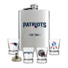 New England Patriots Flask Gift Set