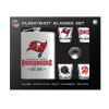 Tampa Bay Buccaneers Flask Gift Set Stainless Steel Barware NFL Fan Gift