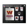 Washington Commanders Flask Gift Set Stainless Steel Barware NFL Fan Gift