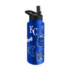 Kansas City Royals Quencher Bottle 34oz Stainless Steel Dreamweave