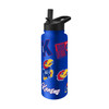 Kansas Jayhawks Quencher Bottle 34oz Stainless Steel Dreamweave