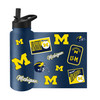 Michigan Wolverines Quencher Bottle 34oz Stainless Steel Dreamweave