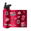 Ohio State Buckeyes Quencher Bottle 34oz Stainless Steel Dreamweave