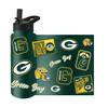 Green Bay Packers Quencher Bottle 34oz Stainless Steel Dreamweave