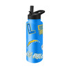 Los Angeles  Chargers Quencher Bottle 34oz Stainless Steel Dreamweave