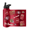 San Francisco 49ers Quencher Bottle 34oz Stainless Steel Dreamweave