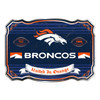 Denver Broncos Giant Metal Sign