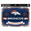 Denver Broncos Giant Metal Sign
