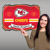 Kansas City Chiefs Giant Metal Sign