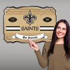 New Orleans Saints Giant Metal Sign