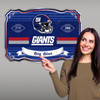 New York Giants Giant Metal Sign