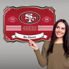 San Francisco 49ers Giant Metal Sign