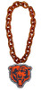 Chicago Bears Fan Chain Necklace NFL Foam Chain Fan Gear Orange
