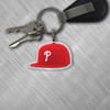 MLB Philadelphia Phillies Acrylic Keychain - Baseball Cap