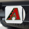 MLB - Arizona Diamondbacks Color Hitch - Chrome 3.4"x4"