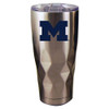 Michigan Wolverines 22oz Stainless Steel Diamond Tumbler