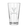 Virginia Cavalier 16oz Pint Glass w/Etched Logo