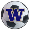 Washington Huskies Soccer Ball Rug - 27in. Diameter