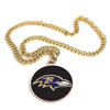NFL Baltimore Ravens Team Emblem Fan Chain Necklace
