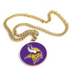 NFL Minnesota Vikings Team Emblem Fan Chain Necklace