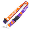 NCAA Clemson Tigers Crossfade Lanyard Keychain ID Holder NCAA Fan Accessory