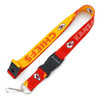 NFL Kanas City Chiefs Crossfade Lanyard Keychain ID Holder NFL Fan Accessory