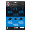 Carolina Panthers Mini Decal 12-pk 12 Various Logos / Wordmark Blue & Black