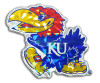 Kansas Jayhawks Color Reflective Decal