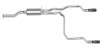 Gibson Cat-Back Performance Exhaust 1996–1997 Chevy S-10 / GMC Sonoma 2.2L – Dual Split Aluminized – 5540