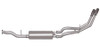 Gibson Cat-Back Performance Exhaust 1996–1999 Chevy Tahoe / GMC Yukon 5.7L 4-Door (Single Inlet Muffler) – Dual Sport Stainless – 65400