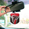 Atlanta Falcons Air Freshener 2-pk Falcons Primary Logo Red & black