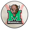 Marshall Thundering Herd Baseball Rug - 27in. Diameter