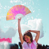 Iridescent Opal Light X-Large Hand Fan