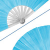 Metallic Blue X-Large Hand Fan