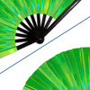 Metallic Teal X-Large Hand Fan