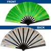 Metallic Teal X-Large Hand Fan
